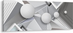Tablou geometric abstract (120x50 cm)