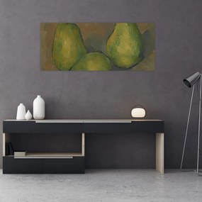 Tablou - Paul Cézanne, Three Pears, reproducere (120x50 cm)