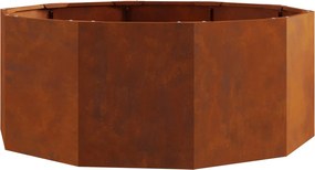 vidaXL Jardinieră Ruginit 90 x 90 x 35 cm Oțel rezistent de intemperii