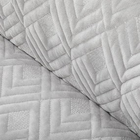 Cuverturi cu brațe CRYSTAL gri fotoliu triplu - șezut 170 cm