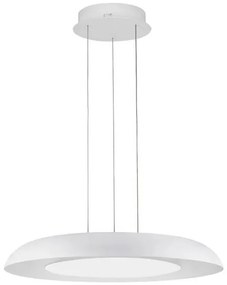 Lustra LED suspendata design modern EPOSI alba D-60cm