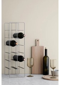 Suport pentru 12 sticle de vin Blomus, argintiu