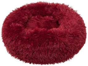 Culcus moale, pentru caine/pisica, rosu, 60 cm