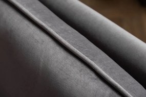 Canapea extensibila BOUTIQUE 215cm gri/ negru A-40567 VC