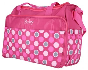 Geanta bebe NOVOKIDS™ Baby Bag atasabila la carucior, Maner detasabil, Capacitate mare, Roz