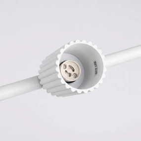 Sollux SL.2711 - Lustru suspendat pe cablu KARBON 4xGU10/10W/230V alb