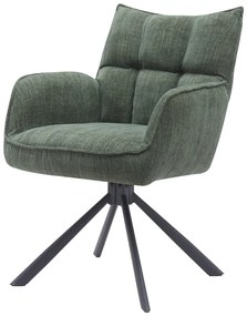 Set de scaune de sufragerie verde 2 buc. tapițat Marilla – Unique Furniture