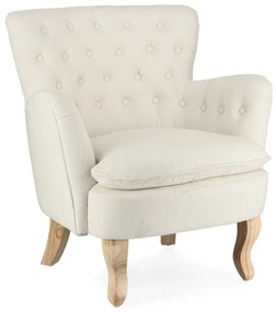 Fotoliu design modern Orlins crem