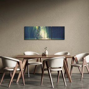 Tablou - Centrul Universului (cu ceas) (90x30 cm)