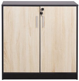 Dulap Zirkone (Negru + lemn deschis) . 1076654
