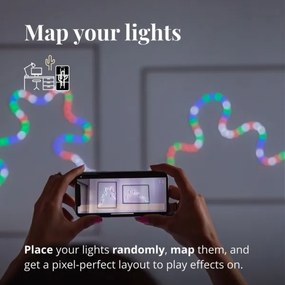 Bandă LED RGB dimabilă FLEX 200xLED 5m Wi-Fi Twinkly TWFL200STW-WEU