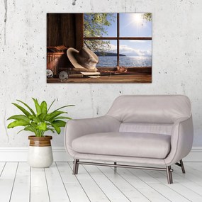 Tablou - Echipament de pescuit (90x60 cm)