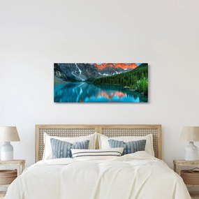 Tablou - Lac turcoaz (120x50 cm)