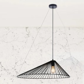 Lustră pe cablu AURORA 1xE27/20W/230V d. 60 cm negru