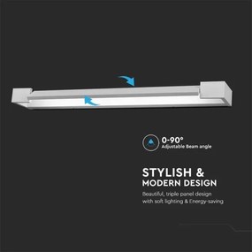 Aplică LED pentru oglindă de baie LED/16W/230V 3000K IP44 alb