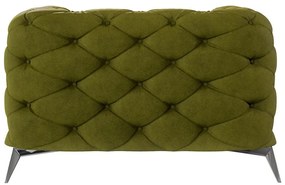 Fotoliu verde cu tapițerie din catifea Chelsea – Ropez