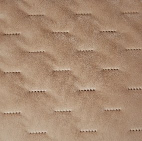 Cuvertura de pat din catifea ASTRALIA, bej inchis Dimensiune: 200 x 220 cm