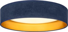 Brilagi-LED Plafonier VELVET SIMPLE LED/36W/230V 3000K Ø 55 cm albastru/auriu