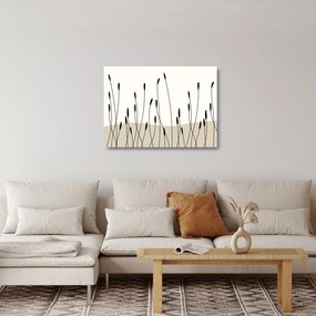 Tablou pe sticlă - Pajiște grafică N⁰3 (70x50 cm)