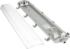 Corp de iluminat LED fluorescent tehnic 2xG13/22W/230V IP65
