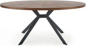 Masa LOCARNO, nuc/negru, 170x90x76 cm