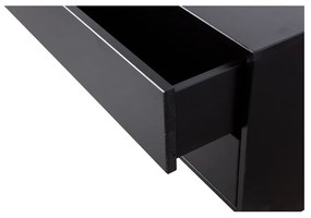 Comodă TV modulară neagră din lemn masiv de pin 156x40 cm Finca – WOOOD