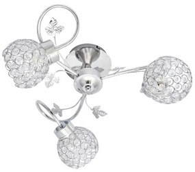 Lustră aplicată SOPHIA 3xE27/15W/230V crom lucios/transparent