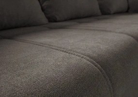 Colțar extensibil dumonde cu ladă de depozitare si sezut confortabil din spuma high-density, Loana Enjoy Kaki 270x185 cm