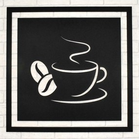 DUBLEZ | Decorațiune din lemn pentru bucătărie - Cafea