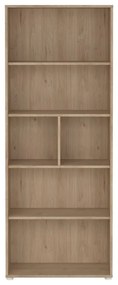 Bibliotecă cu aspect de lemn de stejar 80x205 cm Sign – Tvilum
