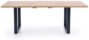 Masa extensibila Venom 135 stejar - L135/185xl90xh74 cm