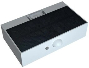 Aplică LED solară cu senzor LED/3W/3,7V 3000K/4000K IP65 alb