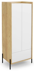 Dulap de haine Mozelle 2D1 (hikor + Alb). 1038794
