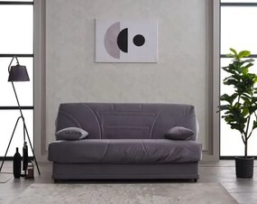 Canapea extensibila cu saltea relaxa si husa detasabila Genova, gri