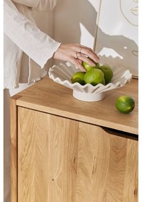 Dulap în culoare naturală din lemn de stejar 95x80 cm Twig – The Beds