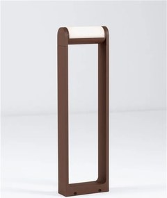 Stalp exterior LED 3000K IP65 Rox corten, H-60cm