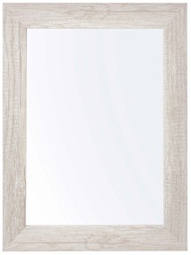 Oglindă de perete în ramă de lemn, 38 x 48 cm