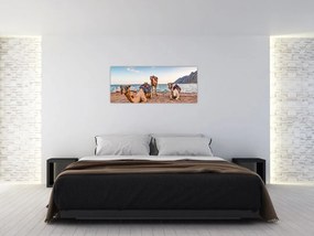 Tablou cu cămile (120x50 cm)