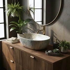 Lavoar pentru blat Rea Amelia Ruststone 48