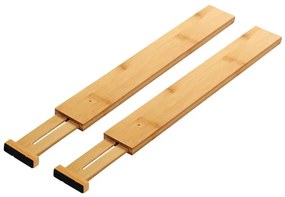 Separatoare pentru sertare KESPER 58072, Extensibile, Bambus, Maro
