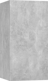 vidaXL Comodă TV, gri beton, 30,5x30x60 cm, lemn prelucrat