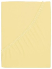 Cearceaf galben cu elastic 120x200 cm – B.E.S.
