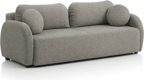 Canapea extensibila 3 locuri cu lada 226cm – stofa bej – Nova