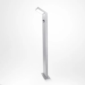Brilagi - Lampă LED de exterior cu senzor RIANO, 8 W, 230 V, argintie, IP65, 80 cm
