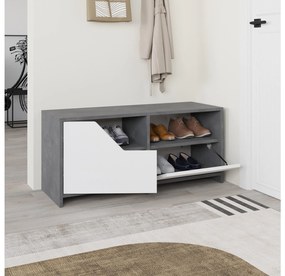 Pantofar Todeba (gri + alb) . 1094664