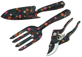 Garvia Set de instrumente de grădină 3pcs Floriîntunecate