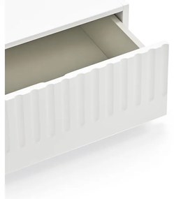 Măsuță de cafea cu 2 sertare Teulat Doric, alb