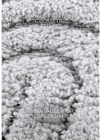 Covor gri deschis rotund ø 200 cm Panglao New York Light Grey – Elle Decoration