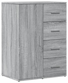 840539 vidaXL Servantă, gri sonoma, 59x39x80 cm, lemn compozit