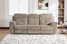 Canapea dumonde 3 locuri cu 2 reclinere manuale Norven 249x105 cm